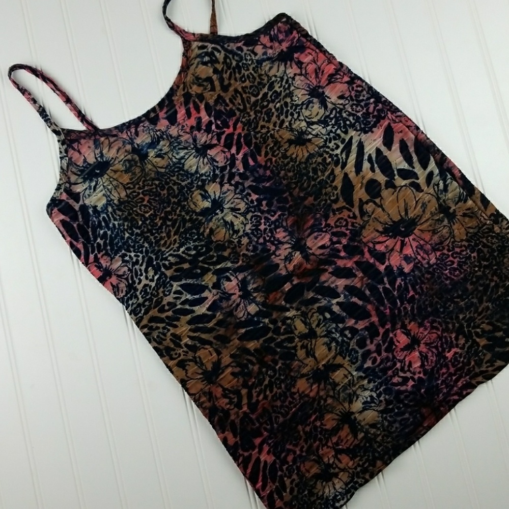 COPY - Sheer floral tank top